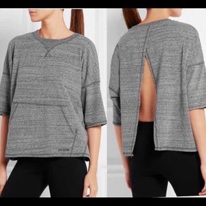 IVY PARK gray open back top